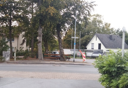 Einfahrt Parkplatz Grundschule Künsebeck